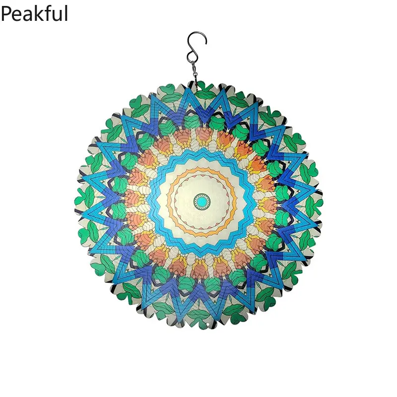 Creative Bird Wind Spinner for Outdoor Garden, 3D Stainless Steel Kinetic Art with Reflective Coating, Mesmerizing Rotating Yard Decor for Patio & Window, Unique Nature-Inspired Gift