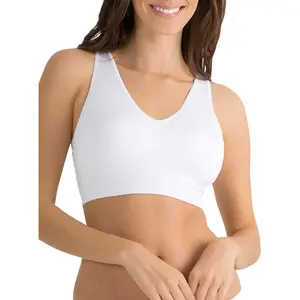 Women's WardrobeFruit of the Loom Women's Seamless Pullover Bra – Soft Stretch Fabric with Built-in Cups