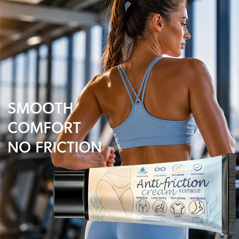 Yuitikue Anti-Friction Body Care Cream 60g, Glycerin Long-Lasting Breathable Skin Protection, Quick Absorption Moisturizing Lotion