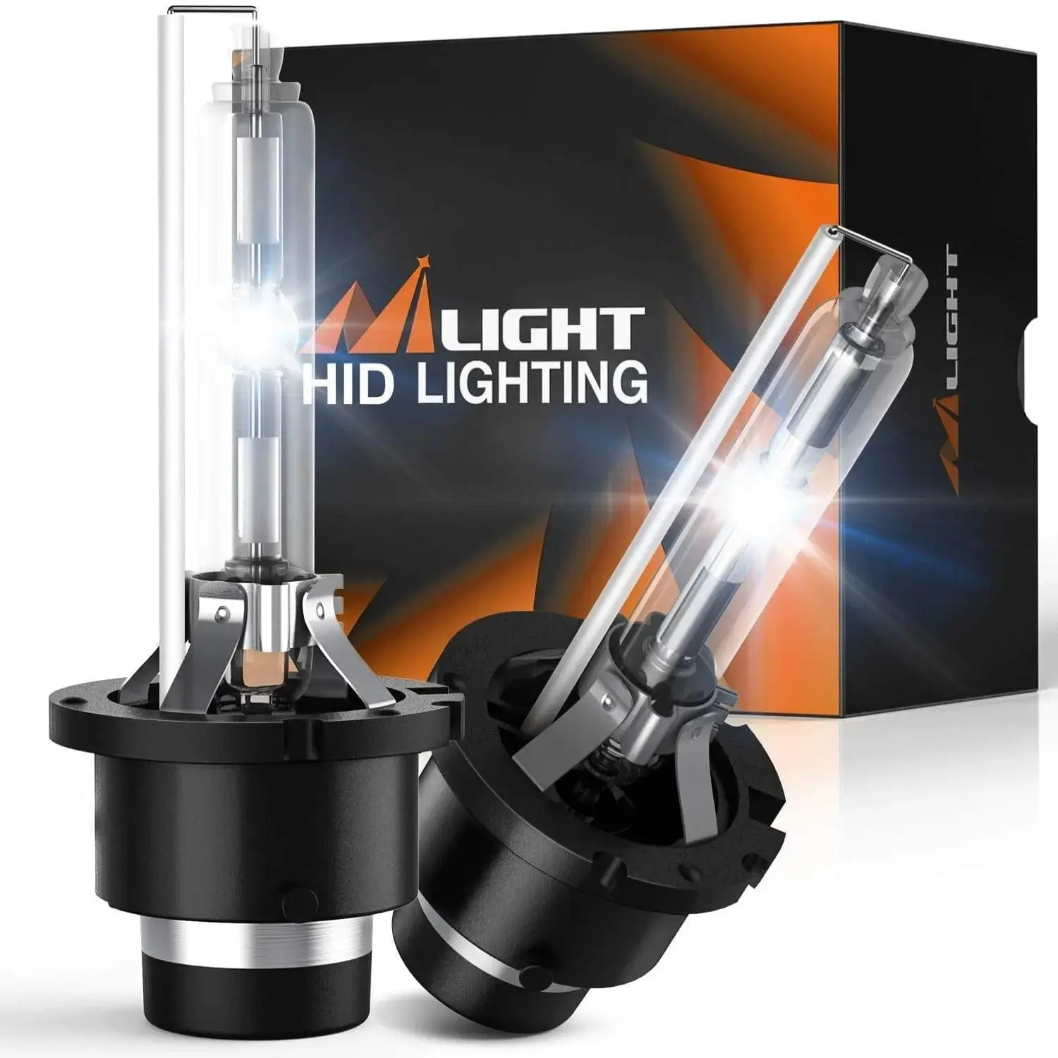 Nilight D2S 35W 6000K Diamond White HID Headlight Bulbs