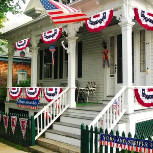 5 Pack Large American Fan Flags – 4th July Patriotic Half Fan Bunting, Decorative Banner, Eye-Catching & Reusable Outdoor Party Decoration for Home, Yard, BBQ – Must-Have for Proud Americans #GLOBAL PICKS