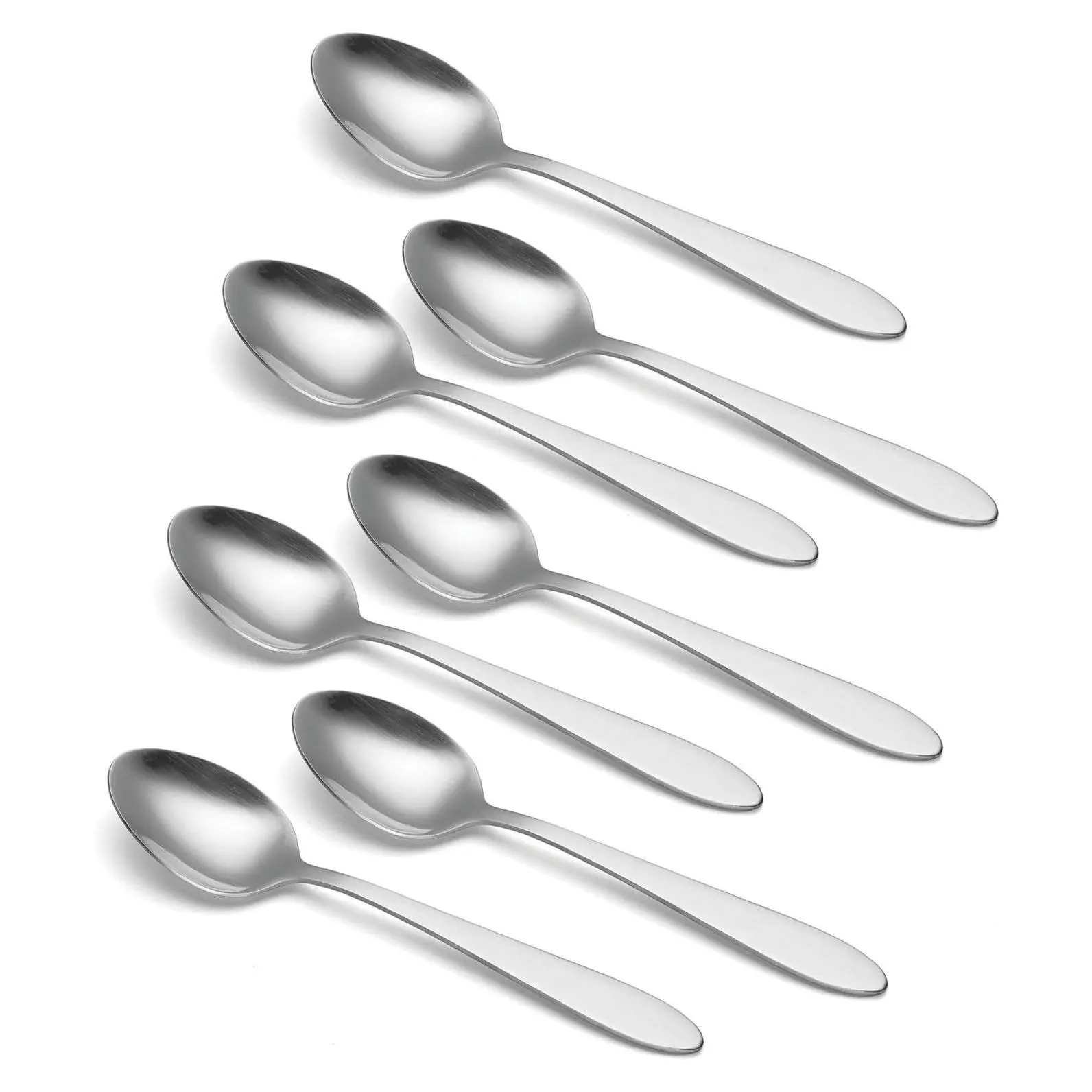 Taylor Everyday Flatware Teaspoons, Set of 8, 18/0 Stainless Steel, Silverware SetGift