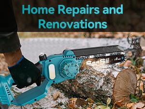 SeeSii 2 in 1 Cordless 8 inch Pole Saw & Mini Chainsaw with 2 Battery, Power Electric Polesaw for Tree Trimming, Chain Saw with Extension Pole, Limb Branch Cutter Pruner CH800C