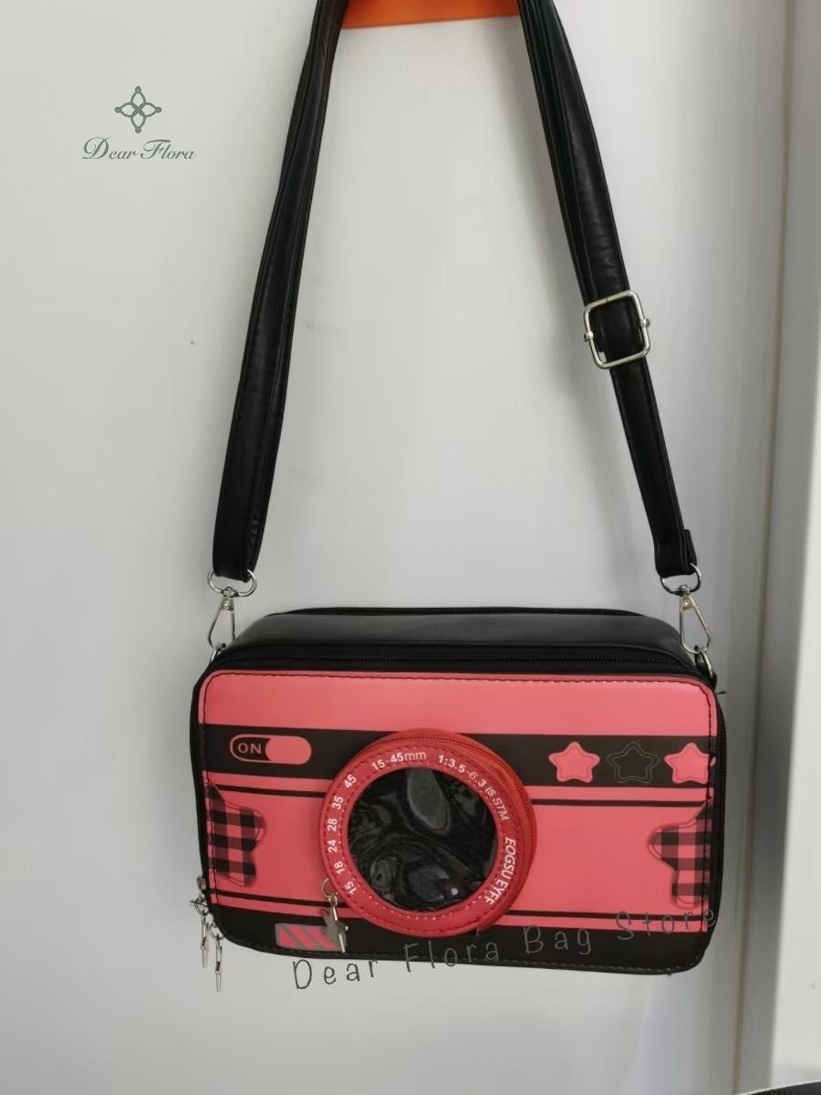 New Design Small Camera Ita Bag Fashionable Cute Girl Transparent DIY Cosplay Shoulder Bags Street Trend Messenger Crossbody Bag New Design Small Camera Ita Bag Fashionable Cute Girl Transparent DIY Cosplay Shoulder Bags Street Trend Messenger Crossbody Bag