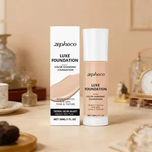 2g Color Changing Luxe Foundation Perfect Match For Skin Tone Texture High Coverage Lasting Whiten Concealer Liquid Foundation