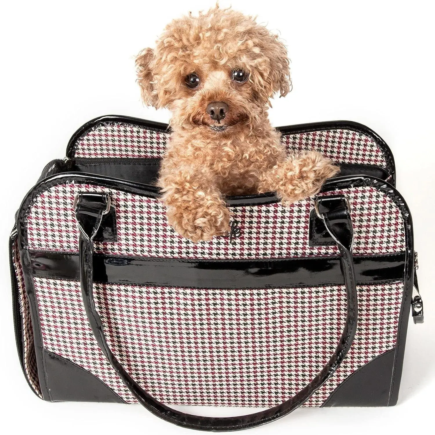 Exquisite Handbag Cat and Dog Carrier - Fashion Pet Carrier and Dog Purse for Small and Medium Dogs and Cats
