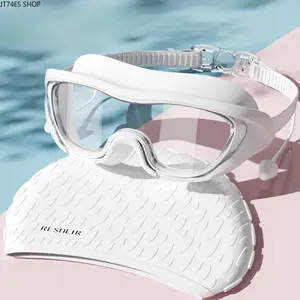 2026 New Adult Large Frame Swimming Goggles, HD Anti-Fog Waterproof Swim Goggles Popular on Amazon