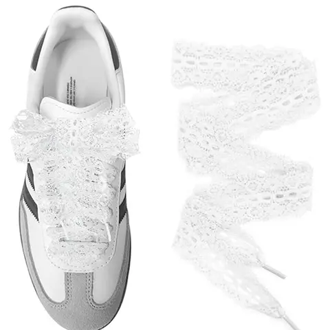 Solid Color Lace Shoelaces, Ladder Laces, Fashionable Shoes Laces for Women's Sneakers, Casual Shoes Accessories for Outdoor Sports, Footwear Lace, Shoe Strings For Sneakers
