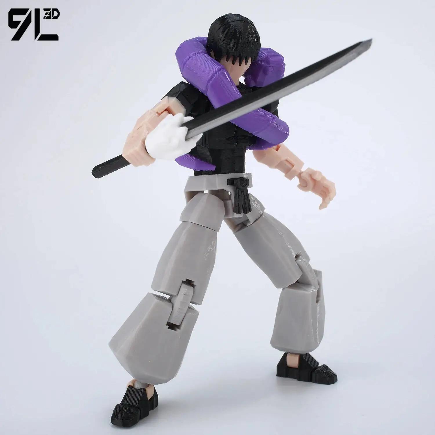 9L 3D Printed Anime Jujutsu Kaisen Sukuna Lucky13 Dummy 13 Movable Shapeshift T13 Action Figures Mannequin Toys for Collectors