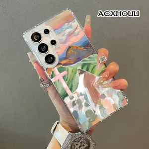 Impressionist oil painting Magnetic Protective Case for SAMSUNG S26 ULTRA S25 S24 S23 S22, Aesthetic Design | Shockproof, Silicone, Lightweight, Scratch Resistant, and Girly