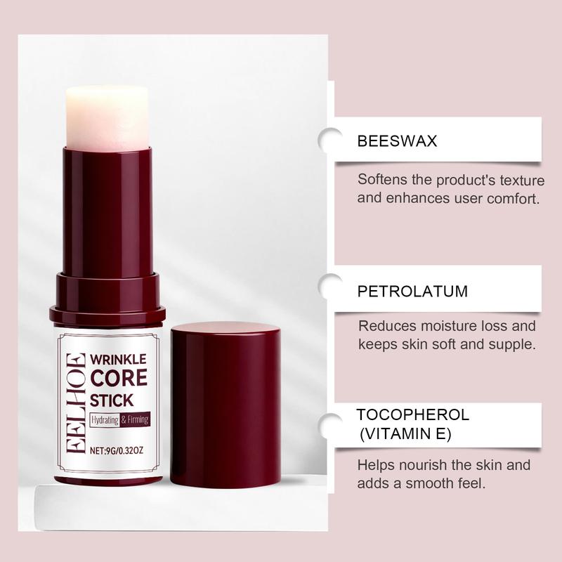 Retinol Moisturizing Stick, Natural Vitamin Ingredients, Nourishing Skin Care, Fine Hydration, Portable Daily Use, Cream Application