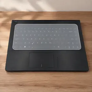 Universal Silicone Keyboard Cover for 12-17 Inch Laptops, Anti-Slip Dustproof Oil-Resistant Protector, Removable Portable Skins for Enhanced Typing Comfort, Computer Accessories