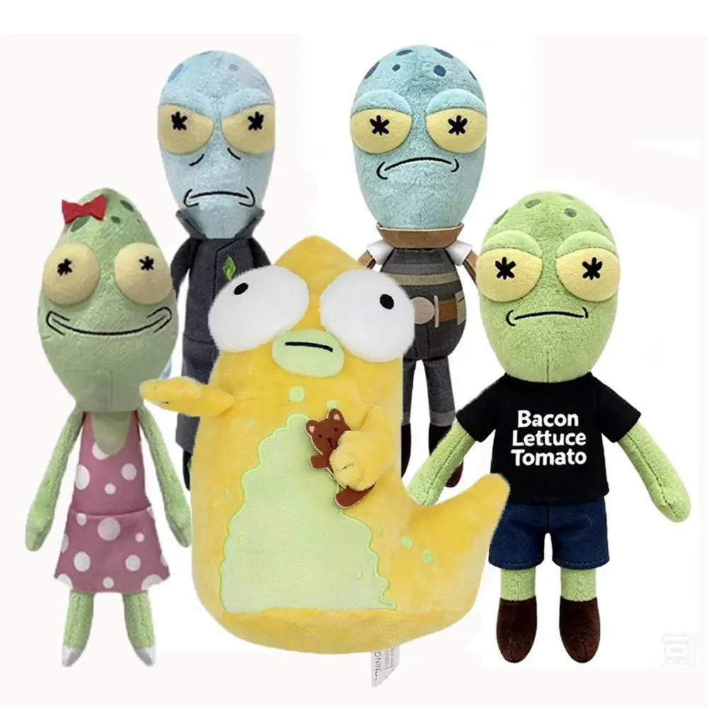 Anime The Pupa Plush Doll Solar Opposites Plush Toy Soft Stuffed Doll Kawaii Korvo Terry Yumyulack Jesse Plush Toy for Kid Gift