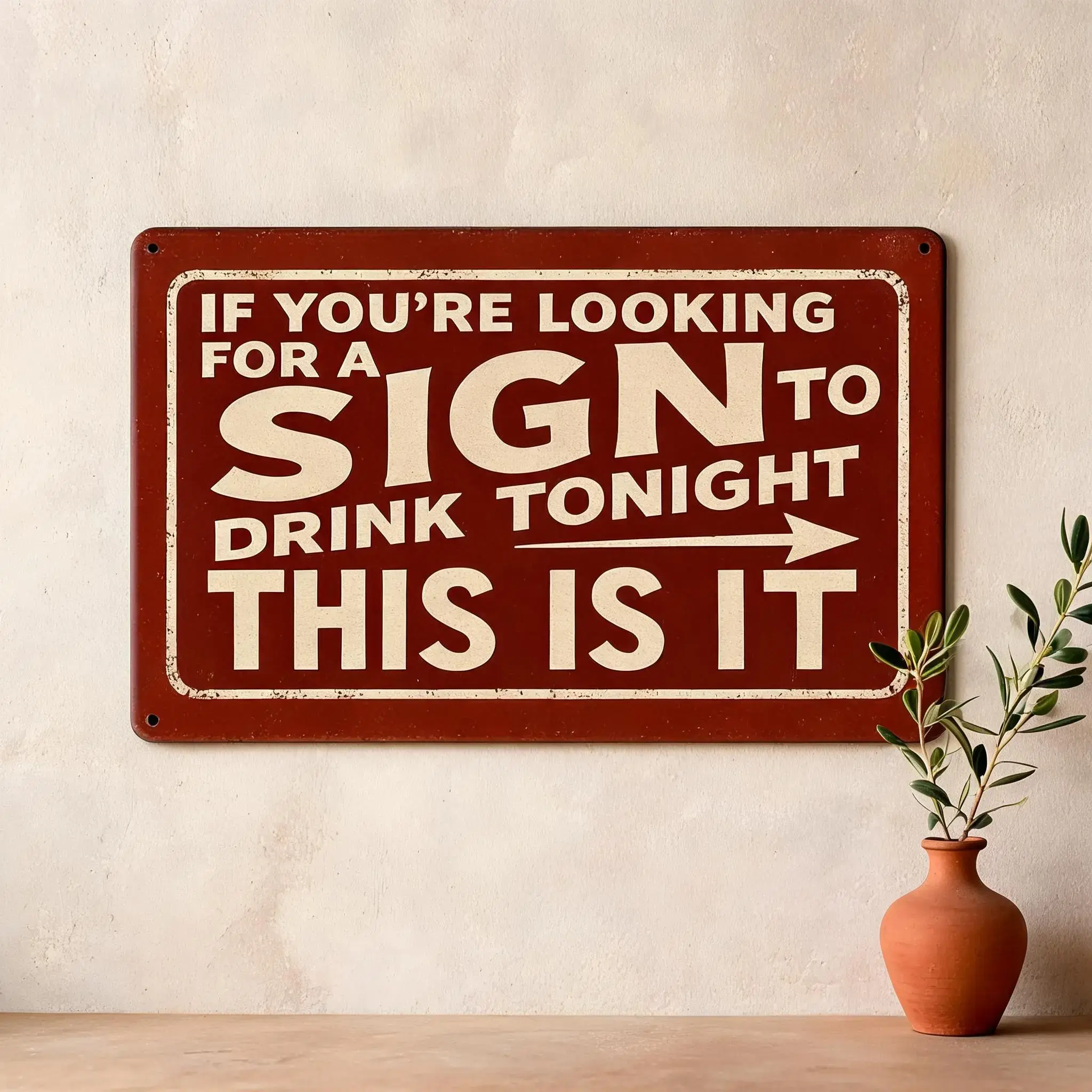 Vintage Alcohol-Themed Aluminum Wall Decor Plaque, Hanging Plaque, Decorative Plaque, 8x12 Inch Metal Art Signage for Home & Party Decoration, Vintage Garage Signs, Home Decor Products, Perfect Gift for Beer Lovers