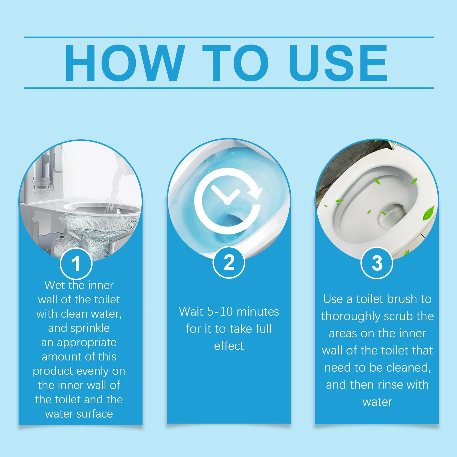 Jakehoe Splash Foam Toilet Cleaner, Toilet Decontamination Decontamination Deodorizing Foam Cleaner