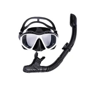 Snorkeling equipment set, swimming diving mask, full dry snorkel set, outdoor sports diving goggles