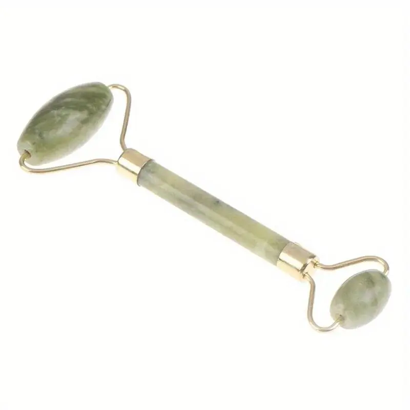 Natural Rose Jade Roller Face Massage Gua Sha Board Jade Massager Body Facial Eye Scraping Acupuncture Face Lift