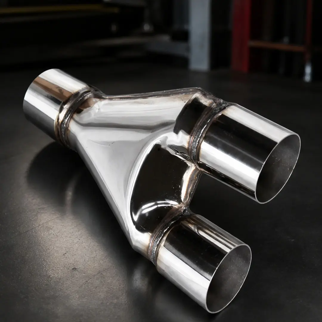 ARCH Stainless Steel Y Pipe Adapter 3" Dual Inlet Exhaust Intercooler Piping Universal Fit for Cars Trucks T201 Corrosion Resistant 12.59" Length 0.05" Thickness Steel Gray Automotive Exhaust Tool, Steel Gray Color Options, Stainless Steel Material