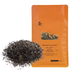 Jin Jun Mei Black Tea Loose Leaf Tea Chinese Loose Leaf Black Tea Hand Picked Tea Leaves Smooth and Balanced Taste Hot or Cold Brewing Tea Beverage Loose Tea for Home Office Tea Time