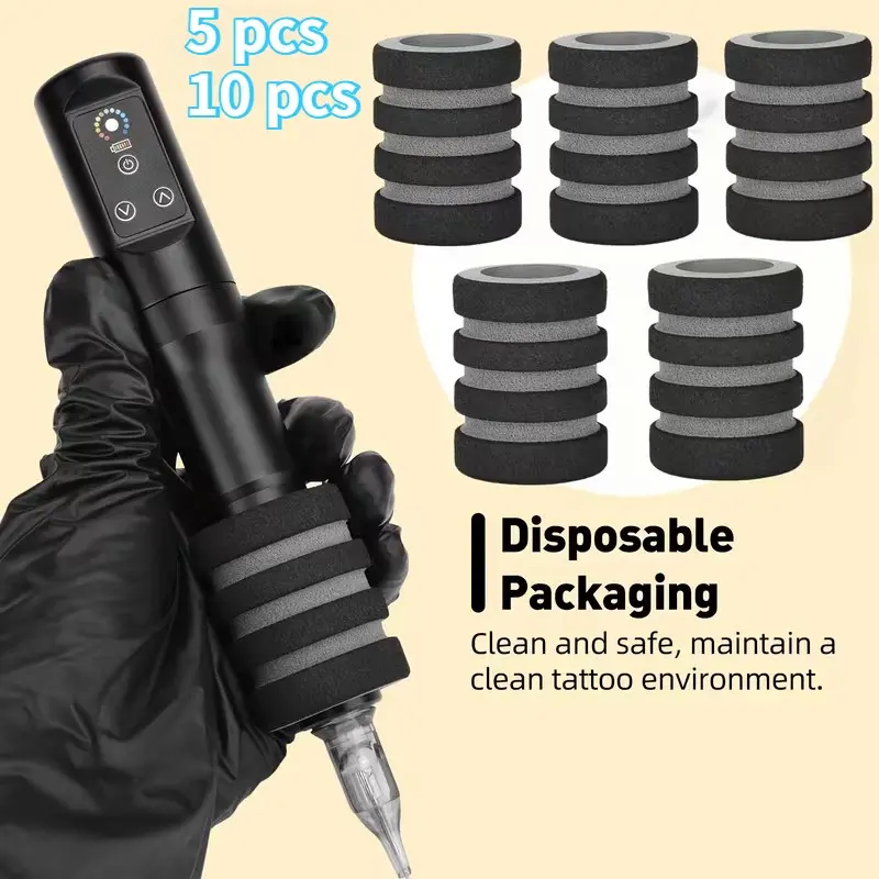 Tattoo Needle Sponge Protector, Multi-Layer Protection for 35mm/40mm Needles, Keeps Tips Clean, Essential Tattoo Tool Accessory, Tattoo Supplies