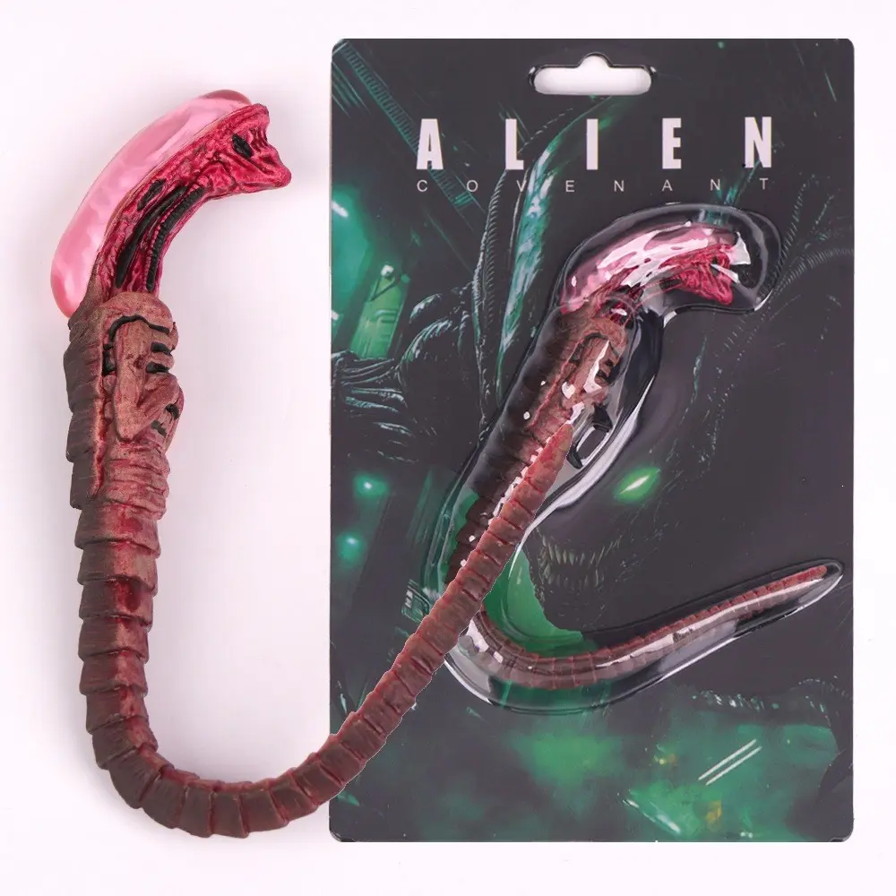 Anime Figure Model, PVC Figure, Predator Alien Covenant Larva Facehugger Scene Prop, Desktop PC Case Decor, Halloween Party Gift
