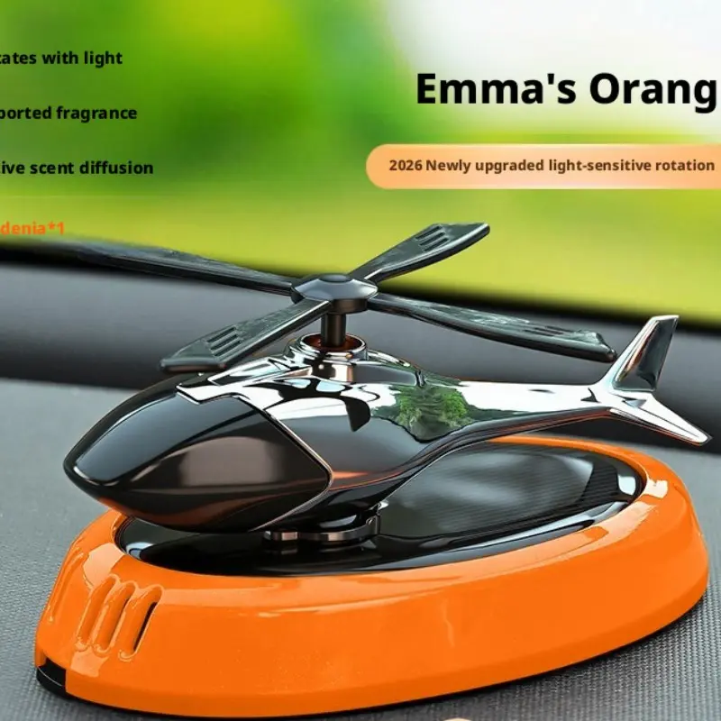 Car Fragrance Solar Plane Ornament, Car Perfume Holder, Dashboard Decor, Odor Eliminator, Automotive Accessories, Stylish and Functional