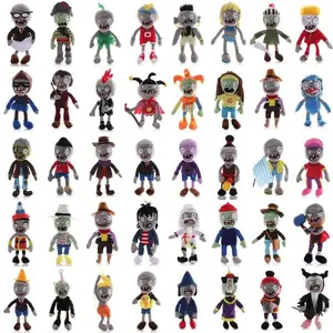 2026 hot item1pcs Plants vs Zombies Plush Toys 30cm PVZ Gargantuar Hats Pirate Duck Zombie Plush Stuffed Toys Doll Soft Toy Gifts for Kids