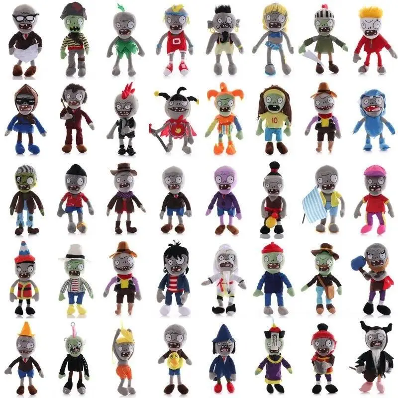 2026 hot item1pcs Plants vs Zombies Plush Toys 30cm PVZ Gargantuar Hats Pirate Duck Zombie Plush Stuffed Toys Doll Soft Toy Gifts for Kids
