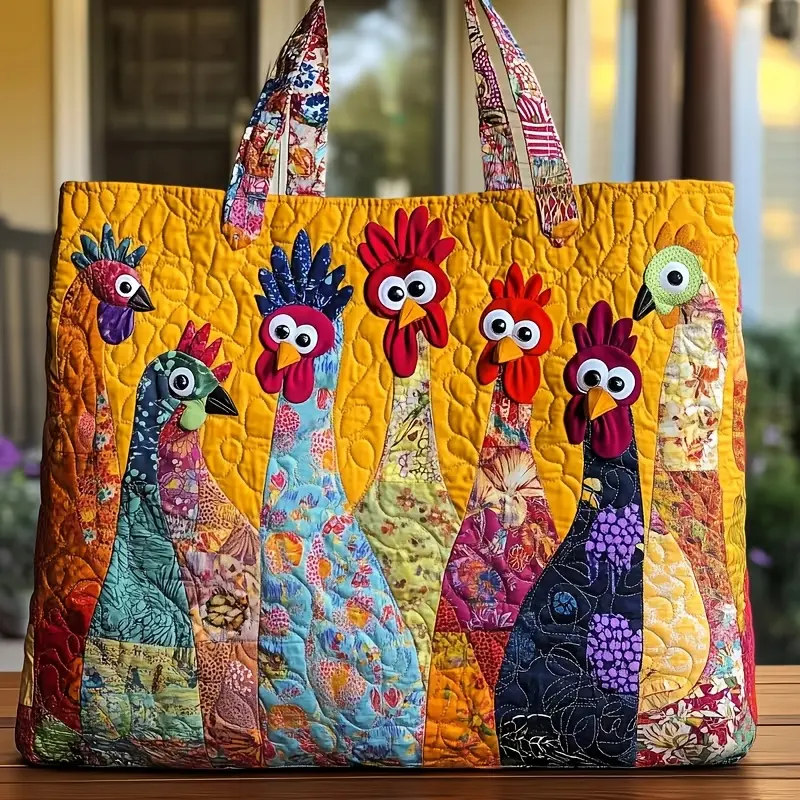 2026 large-capacity tote bag, beach bag, featuring unique animal patterns |     Multifunctional bag, suitable for both men and women, perfect for storing books, laptops, and personal items. Unique design, an ideal gift for a family member's birthday