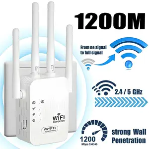 WiFi Extender 2026 6-Antenna Strong Signal, 1200Mbps Dual Band (2.4GHz) Booster, Wide Signal Coverage,Wireless Remote Amplifier, Ideal for Home Studios, Remote Workspaces, computer#Summerwins