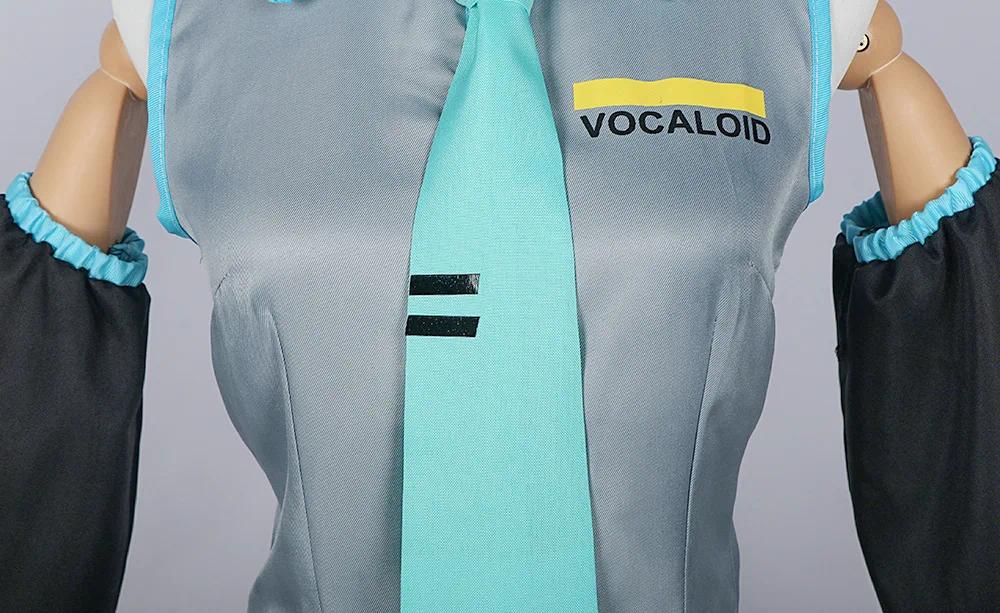 Anime Character Performance Clothes Hatsune Miku MIKU Anime Clothes Cosplay Clothes JK Skirt Same Suit Wig Accessories Halloween
