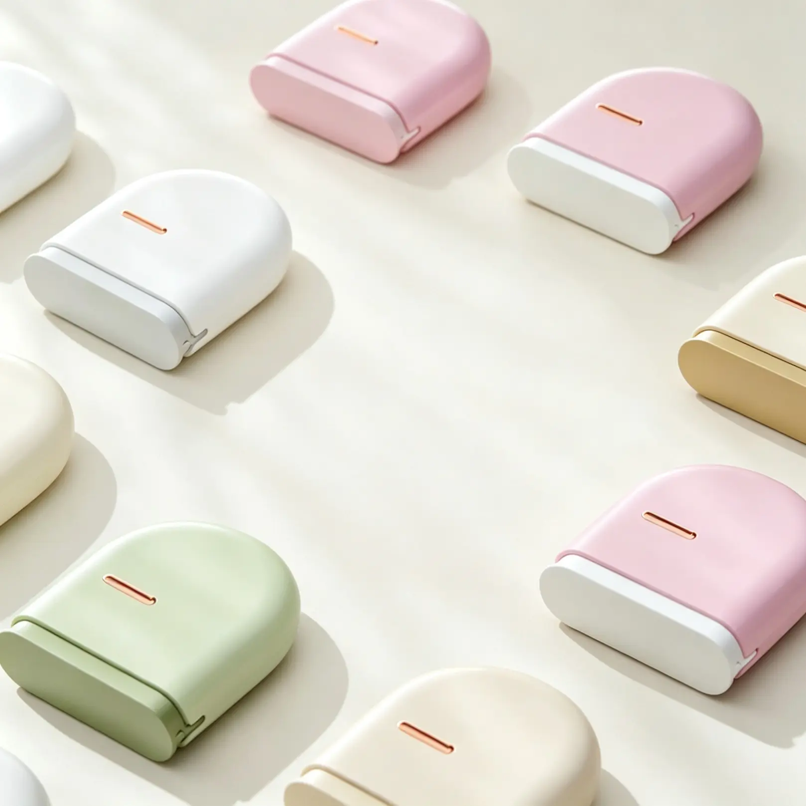 Cute Pastel Lightweight Aligner Retainer Case with Mirror - Multi-Compartment, One-Size, Snap-Close Dental Holder for Organized Storage, Compact Travel-Friendly Design for Braces Users