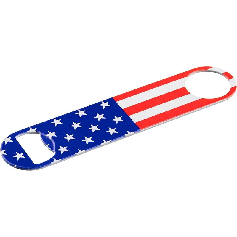 American Flag Powder Coated Steel Bottle Opener