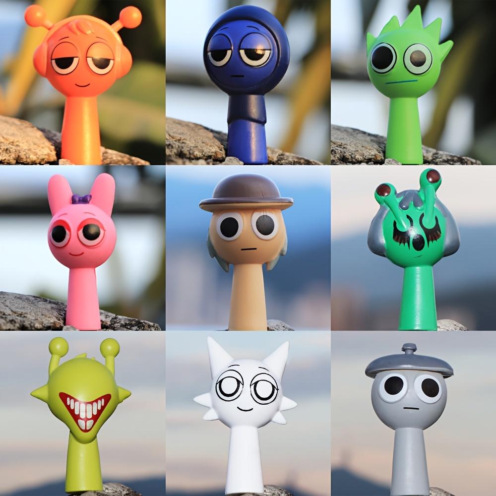 24pcs Sprunki Action Figures Set, Rhythm Box Cute Cartoon Figurine ...