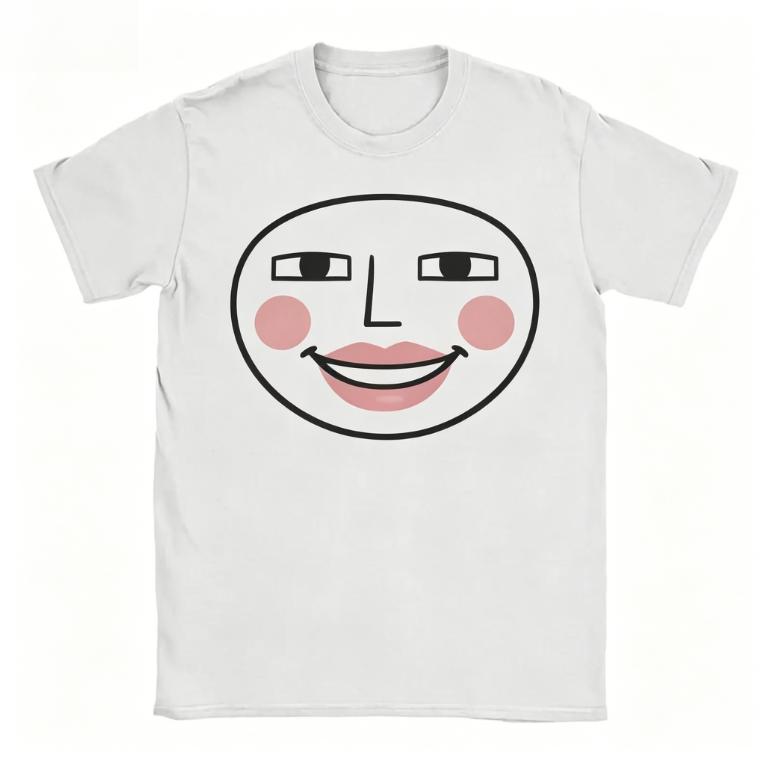 Funny, humorous, and comfortable expression T-shirt, unisex round-neck T-shirt for summer