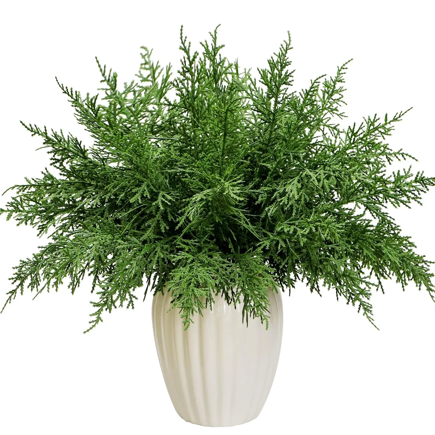 24pcs Artificial Pine Needles Branches, Real Touch Greenery Stems, Cedar Pine Sprigs, Evergreen Picks, Craft Fake Plants, Holiday Decorations