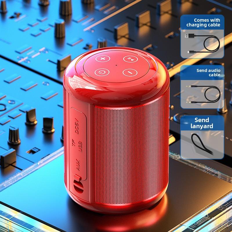 Loud Bass Wireless Bluetooth Speaker Waterproof Outdoor Mini Radio U Disk Supported Car Portable