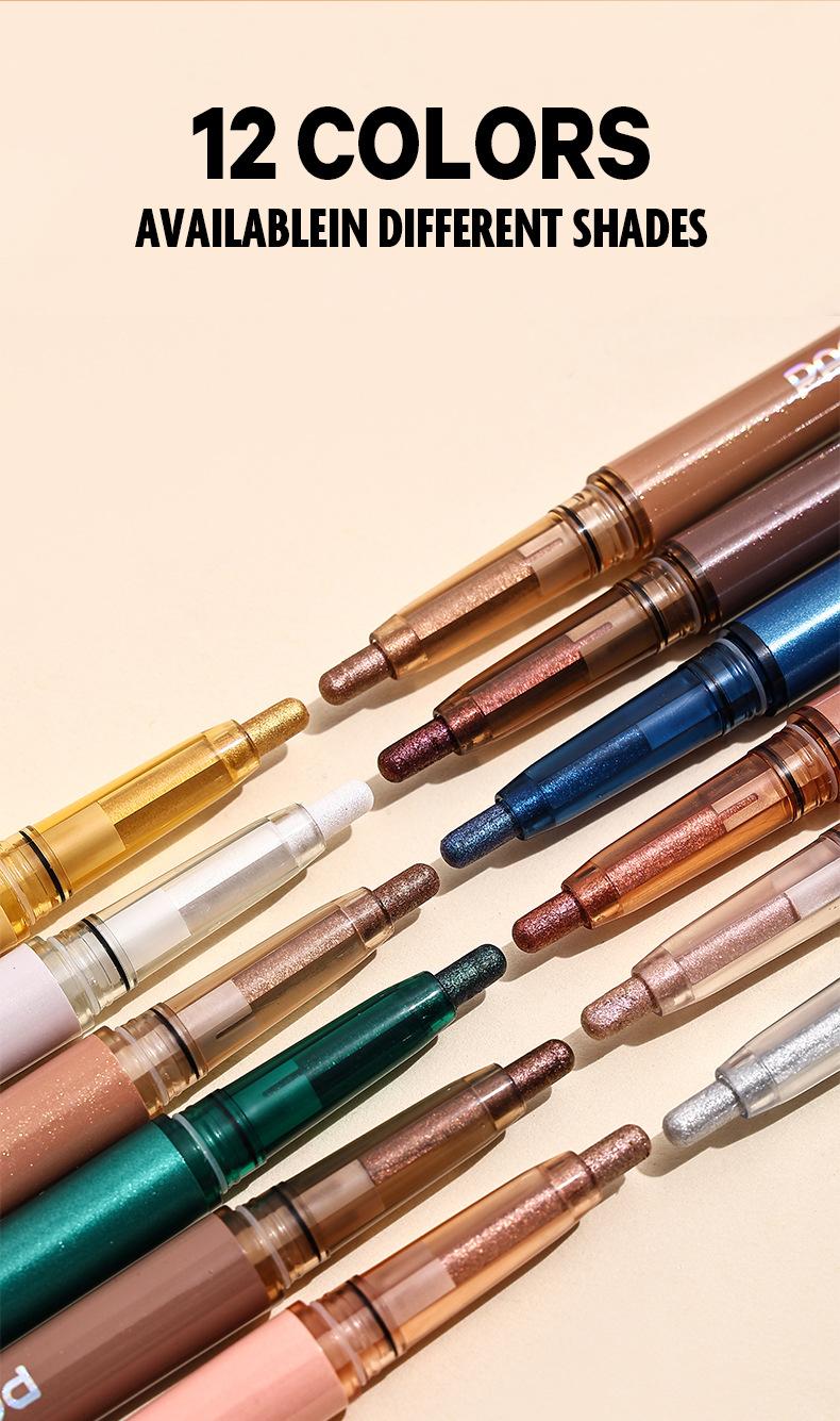 PAGE VINE Highlighter Eyeshadow Stick Amazon TK Under-Eye Shadow Pen 12-Color Eyeshadow High-End Eyeshadow