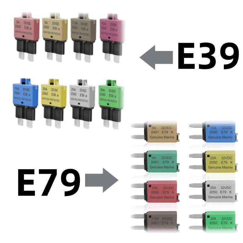 ATM, ATC, ATO Automotive Low-Profile Manual Reset Fuses Suitable For Marine, Truck, RV, SUV, and Motorcycle DC Fuse Kits Automotive Circuit Breaker Fuses Reset Fuses Assortment Kit