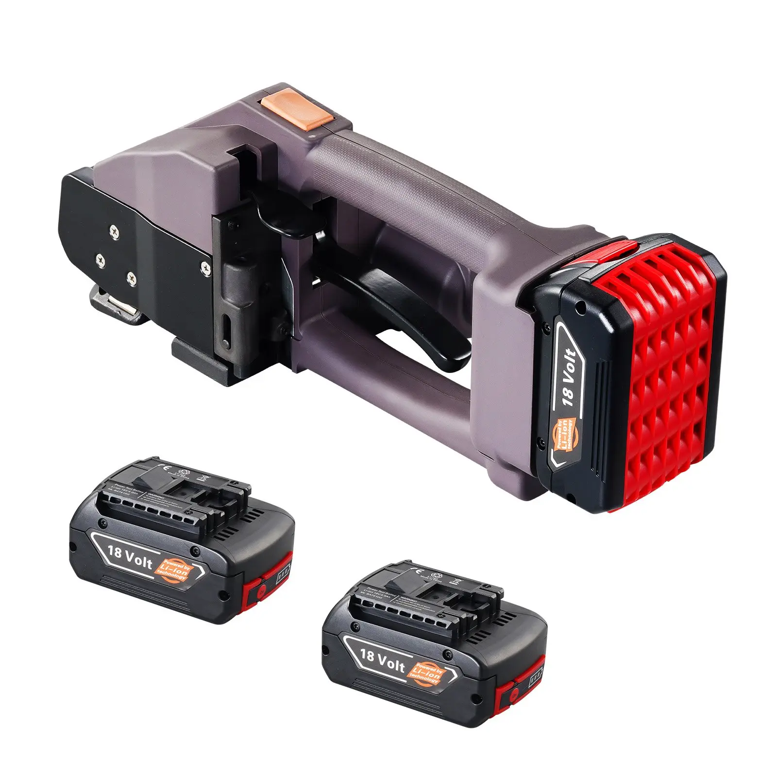 【DealsForYouDays】VEVOR Electric Strapping Machine, for 0.39"-0.75" PP PET Straps, Portable Electric Banding Tool with Digital Display, 2x 4000mAh Battery Powered Automatic Strapping Tool for Packaging Box Pallet