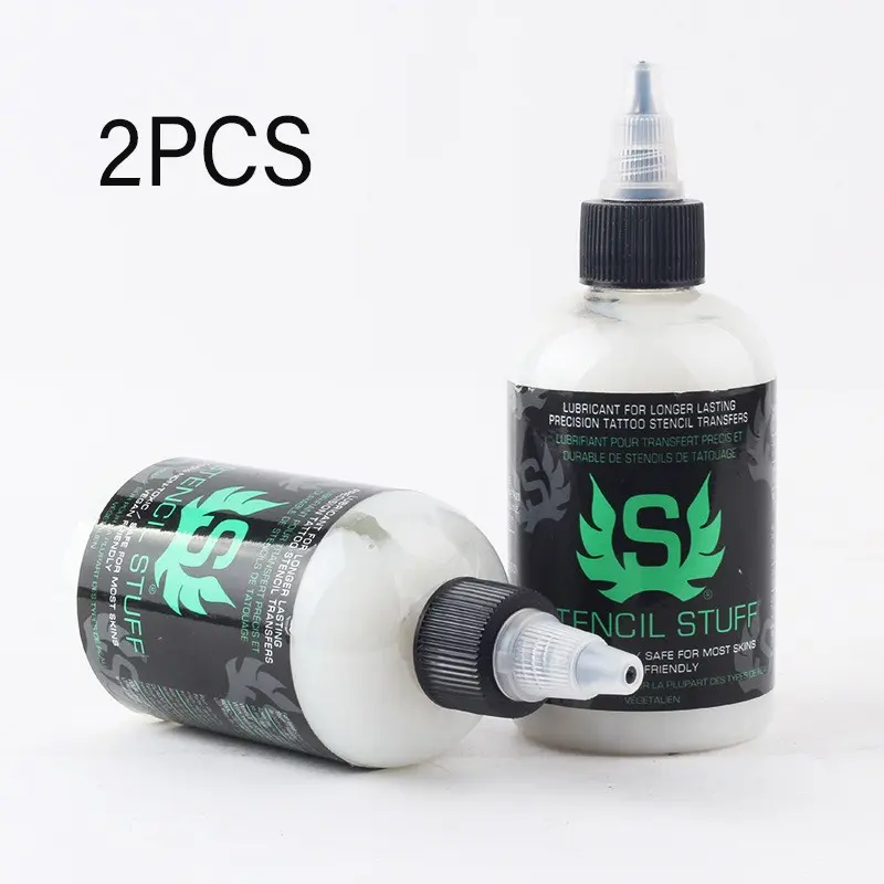 2-piece 125ML Tattoo Transfer Gel Set, Tattoo Auxiliary Tool Tattoo Design Transfer Gel Set, Tattoo Art Supplies, Suitable for Body Painting and Tattoos, Gentle Ingredients, Suitable for All Skin Types, Kits