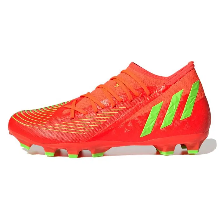 adidas Predator Edge.3 Round Toe Lace-Up AG HG IC IN Artificial Turf Ultra-Fine Slip-Resistant Shock-Absorbing Soccer Shoes GW0957