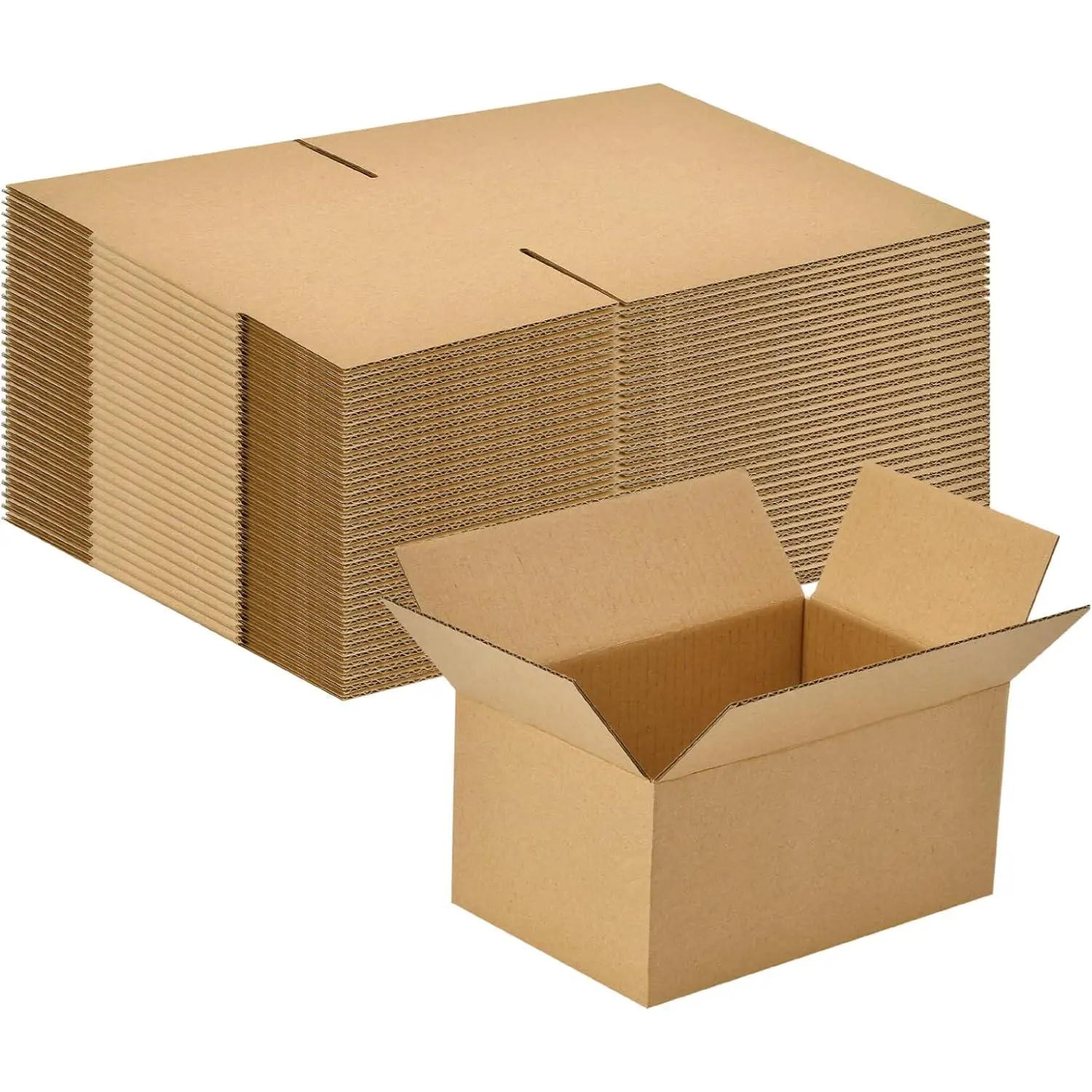 30 Pack 6x4x3 inches Small Shipping Boxes Brown Corrugated Cardboard Boxes for Packing, Mailing, Moving, Business