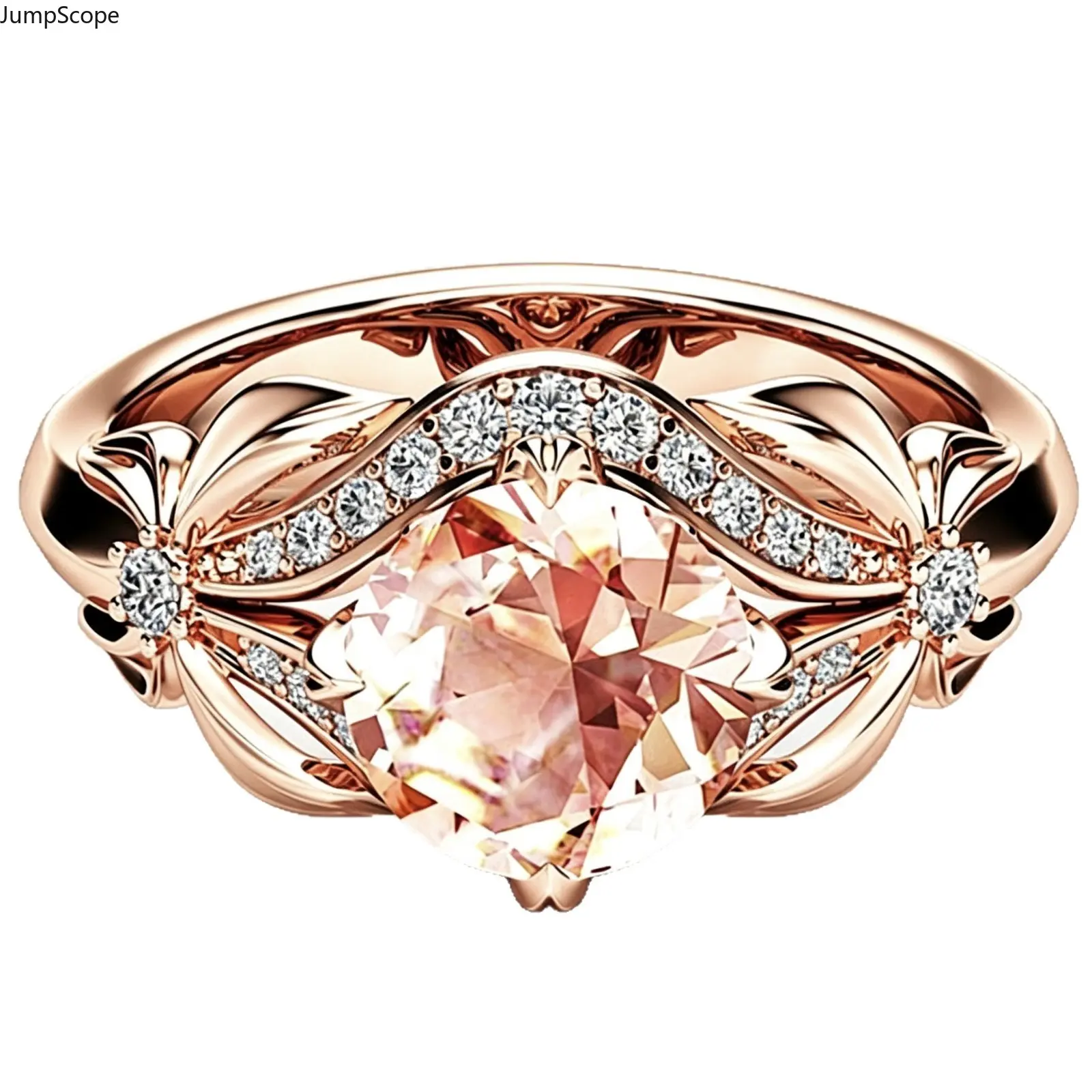 Romantic Bow Engagement Ring with Zircon Stone, Feminine Wedding Jewelry, Sentimental Valentine's Day Gifts for Her