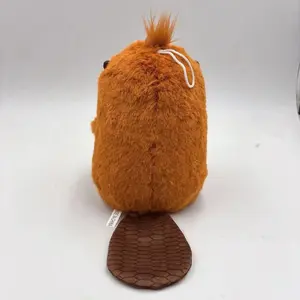 Hoppers King George Mabel Loaf Beaver Plush Toy Soft Fluffy Stuffed Animal Cute Beaver Doll For Kids Birthday Gift Home Decor