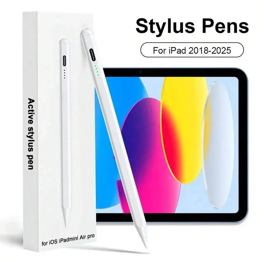 Apple Pencil iPad Stylus Pen Compatible with iPad 10th and 9th Gen, Fast Charging, Supports iPad Pro 12.9/11/13, iPad Air 3/4/5, iPad Mini 5/6, Apple Pencil 2nd Gen