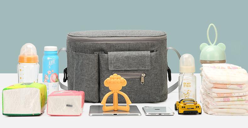 Ultimate Stroller Storage Bag |   Spacious & Portable Mommy Essential