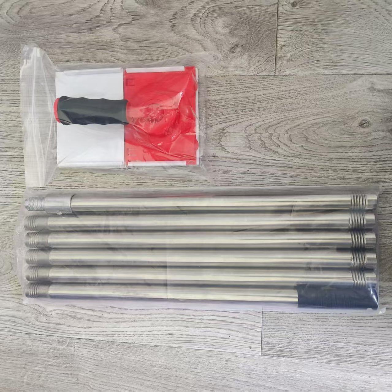 Adjustable Paint Edge Tool, 1 Set 6-segment Threaded Extension Paint Edge Tool with 2 Replacement Pads, Paint Supplies & Tools for Home