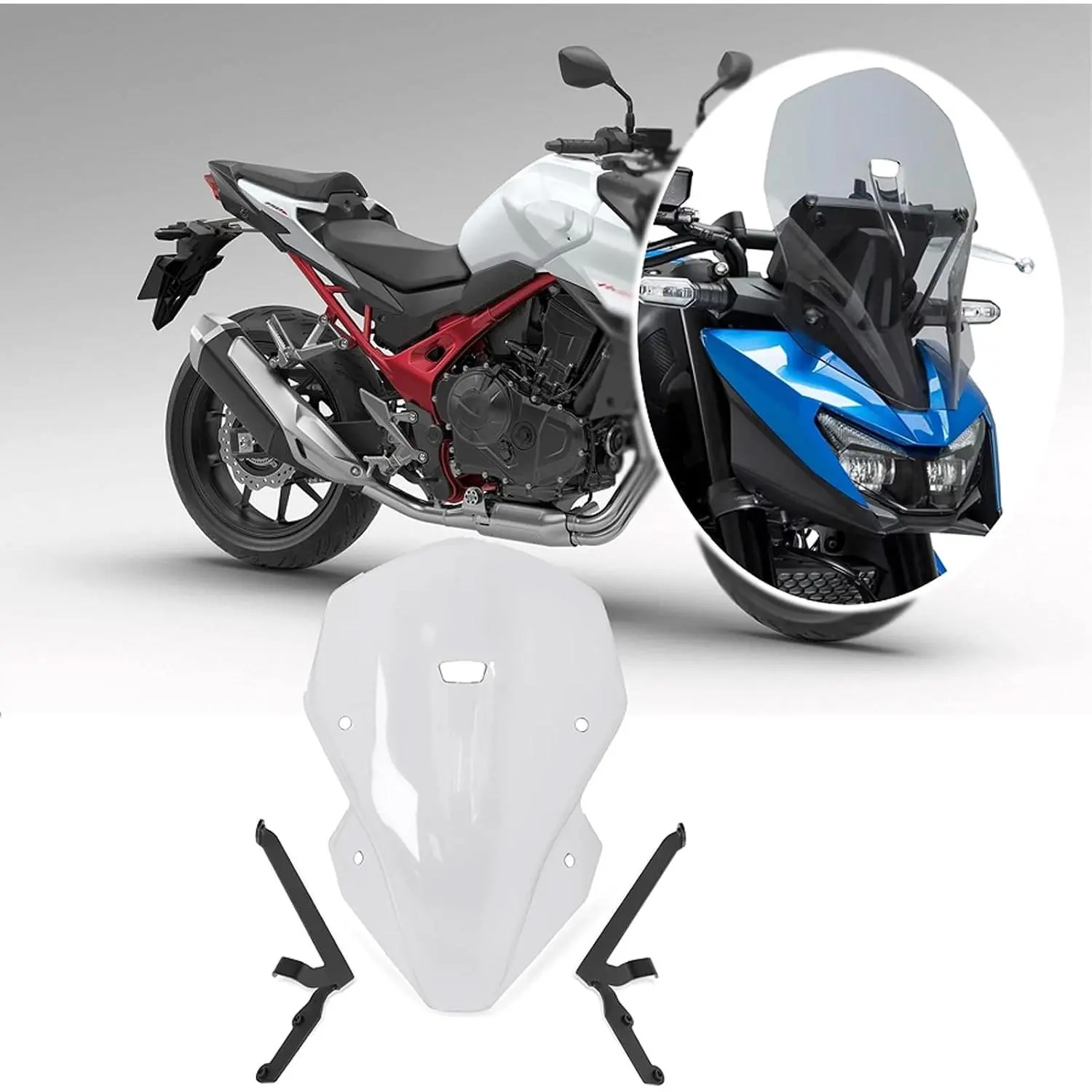 FOR CB750 Hornet cb750 HORNET cb 750 2025-2026 Motorcycle Windshield, Fairing, Sun Visor, Windshield Deflector Accessories (transparent)