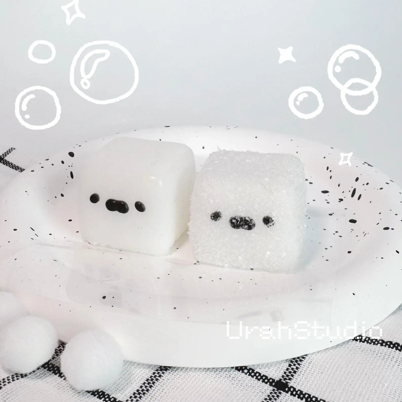 Seal Sugar Cube Squishy Toy | Hand-made | Stress reliever | Slime toy
